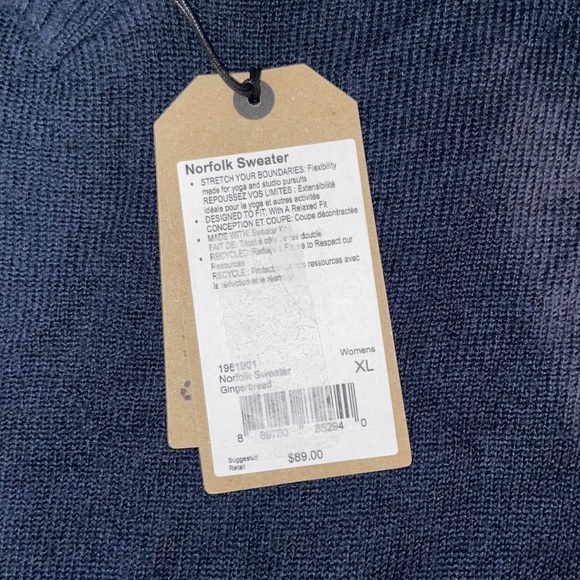 PrAna Norfolk Sweater in Gingerbread SZ XL NWT - Picture 5 of 6